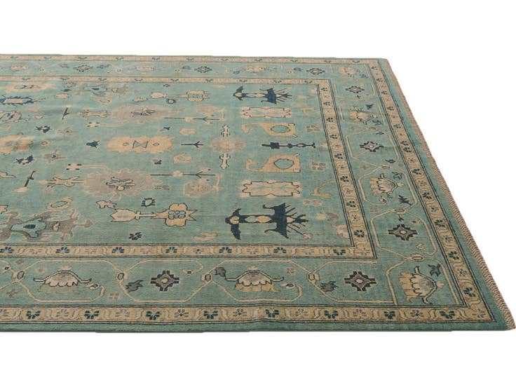 Detail image of 6' 7 x 9' 11 Hand Knotted Kazak Rug