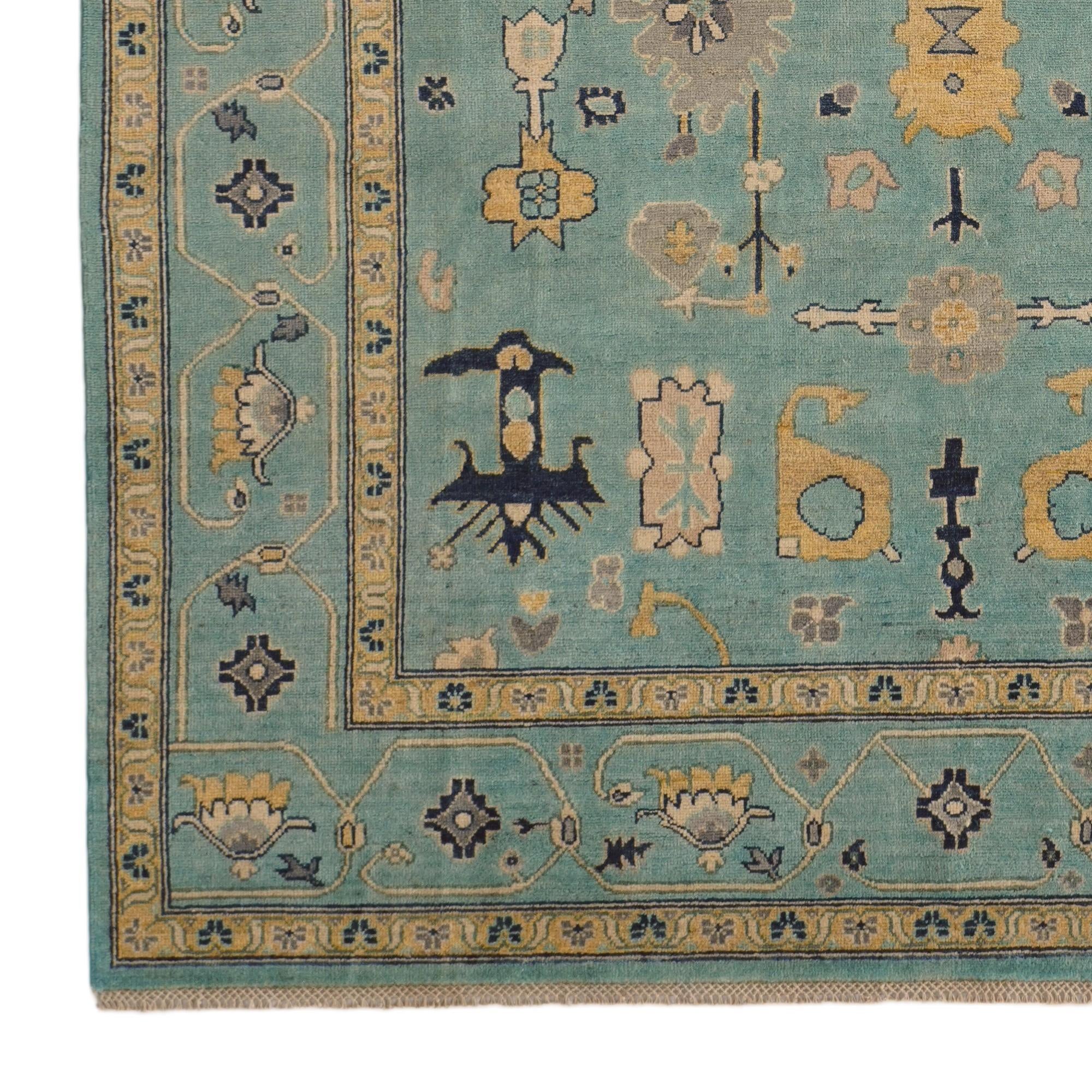 6' 7 x 9' 11 Hand Knotted Kazak Rug