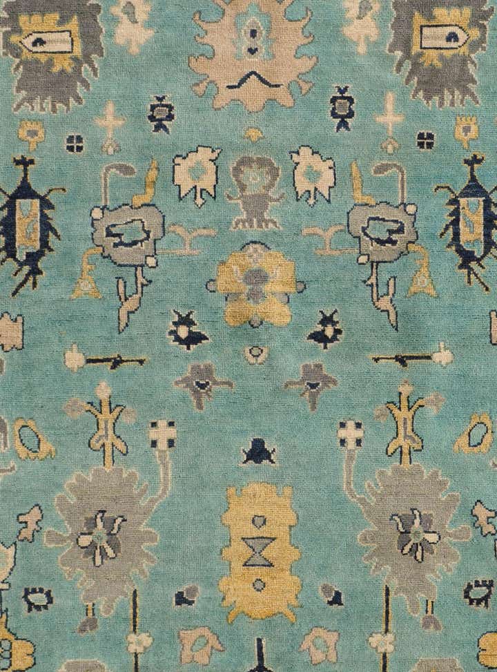 6' 7 x 9' 11 Hand Knotted Kazak Rug