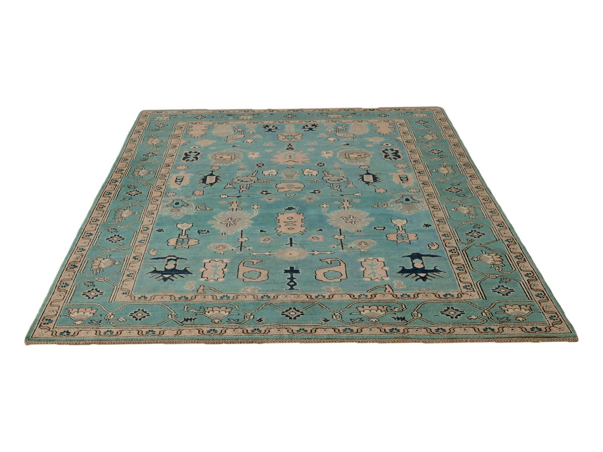 6' 9 x 9' 8 Hand Knotted Kazak Rug