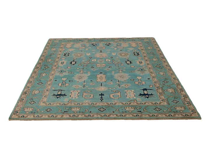 6' 9 x 9' 8 Hand Knotted Kazak Rug