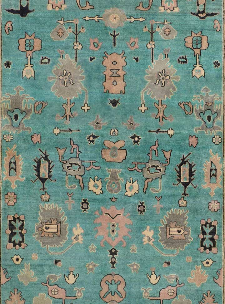 6' 9 x 9' 8 Hand Knotted Kazak Rug
