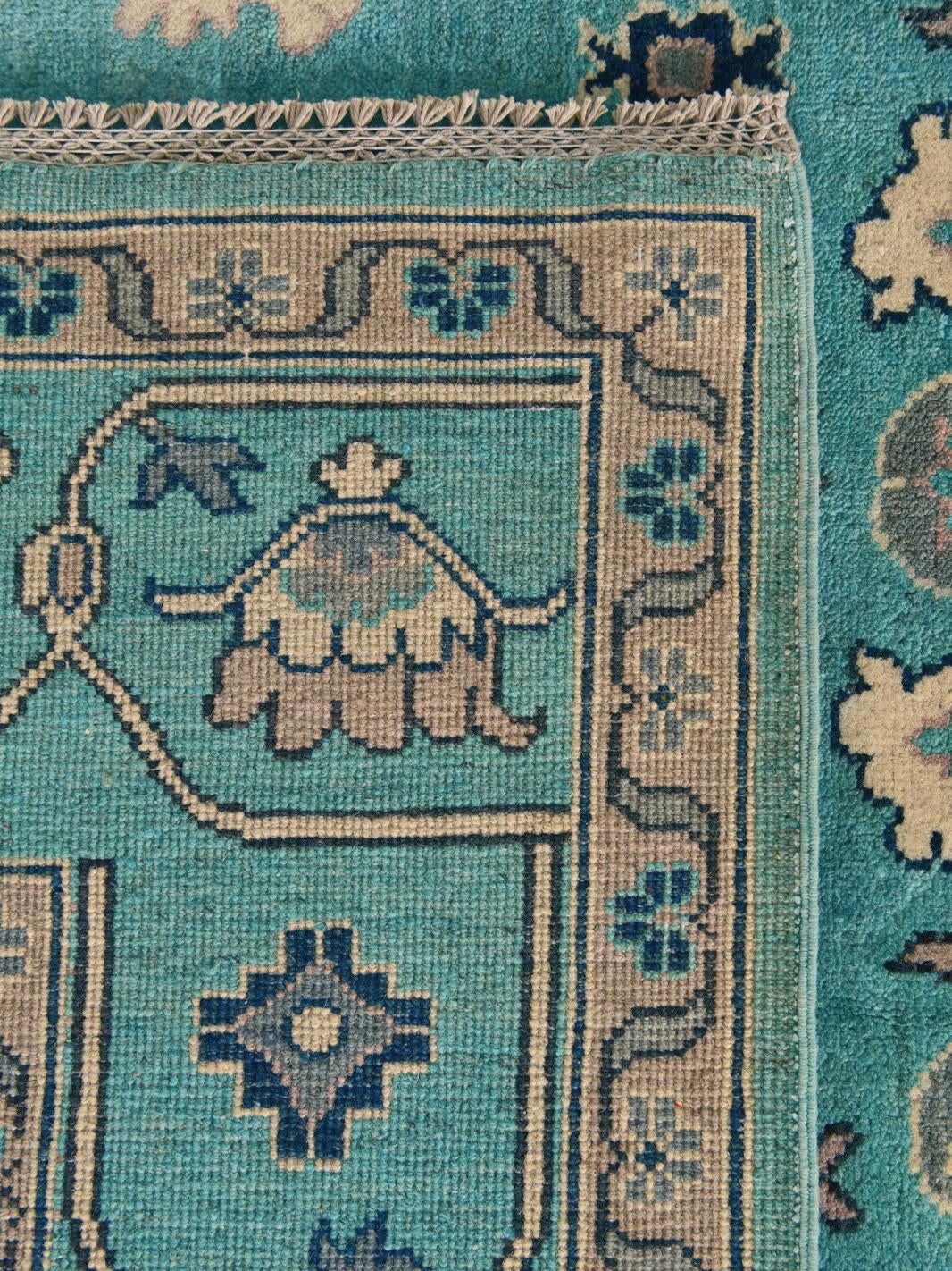 Detail image 12 of 12: 6' 9 x 9' 8 Hand Knotted Kazak Rug