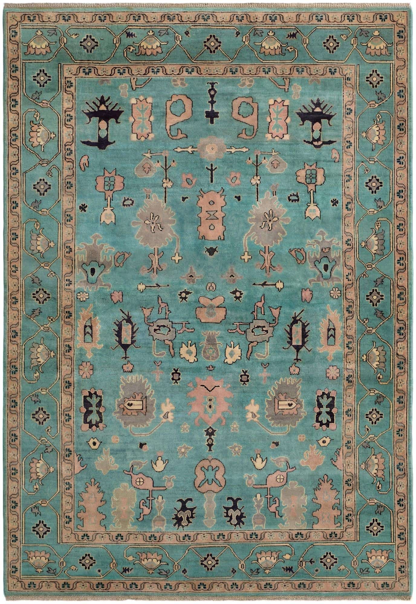 6' 9 x 9' 8 Hand Knotted Kazak Rug