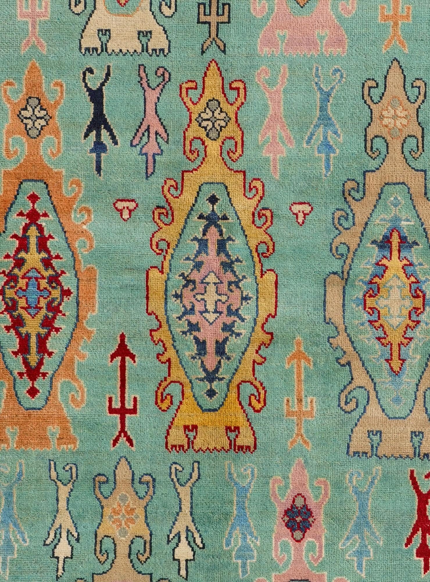 5' 8 x 7' 10 Hand Knotted Kazak Rug