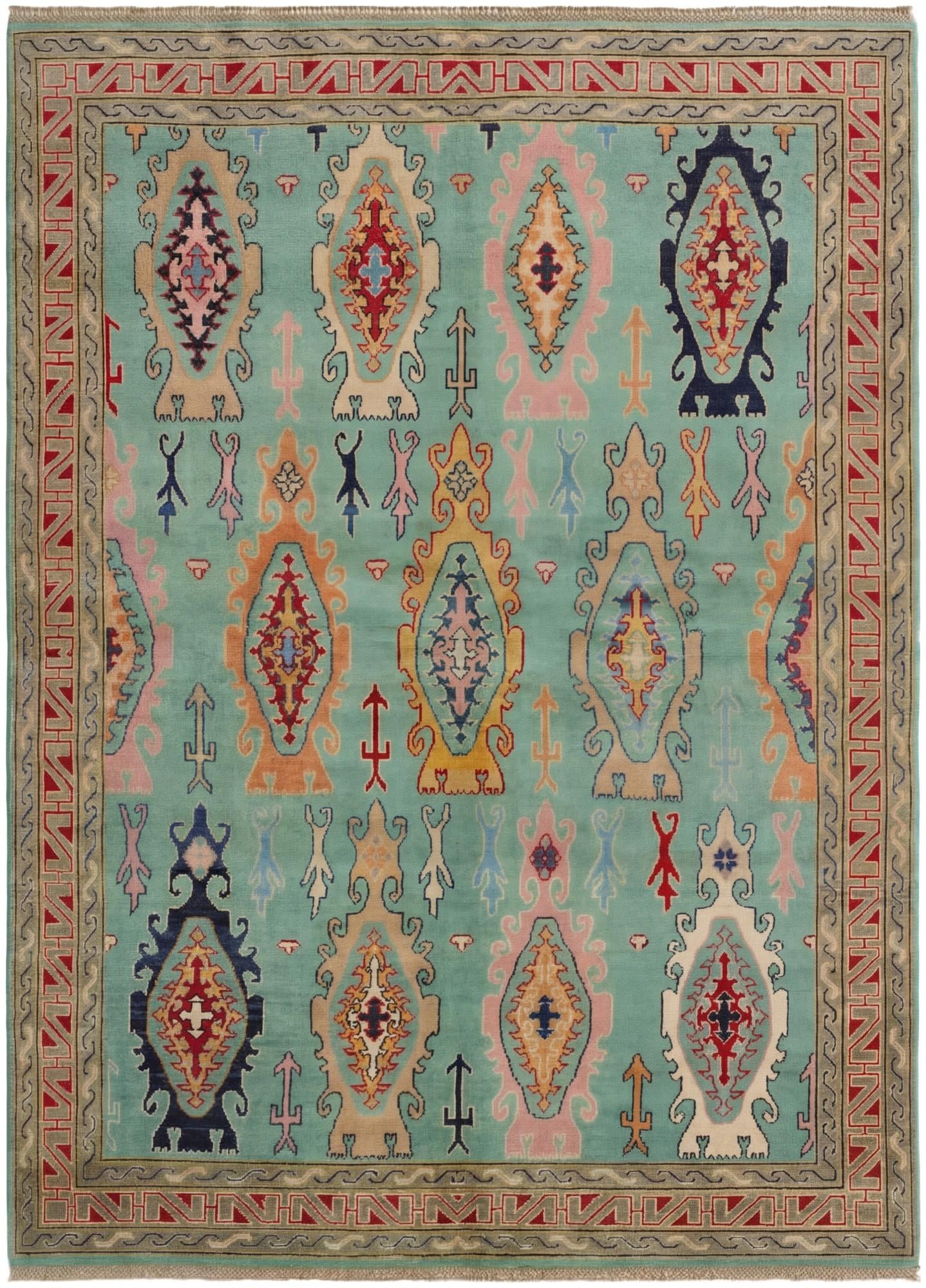 5' 8 x 7' 10 Hand Knotted Kazak Rug