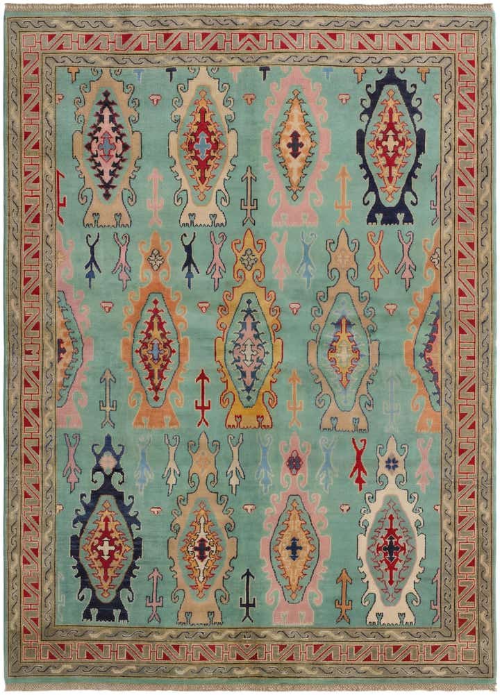 5' 8 x 7' 10 Hand Knotted Kazak Rug