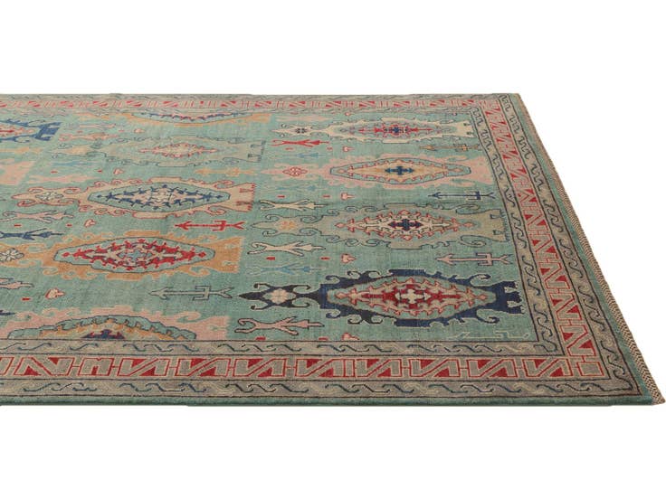 Detail image of 5' 8 x 7' 10 Hand Knotted Kazak Rug