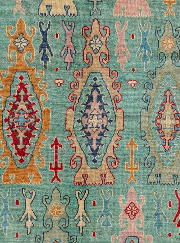 5' 8 x 7' 10 Hand Knotted Kazak Rug