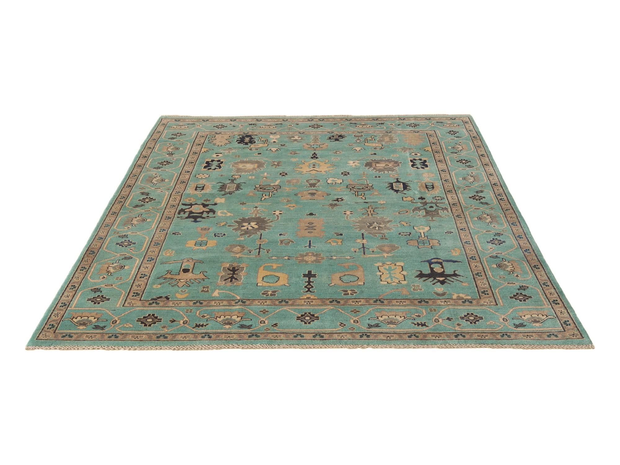 6' 6 x 8' 9 Hand Knotted Kazak Rug