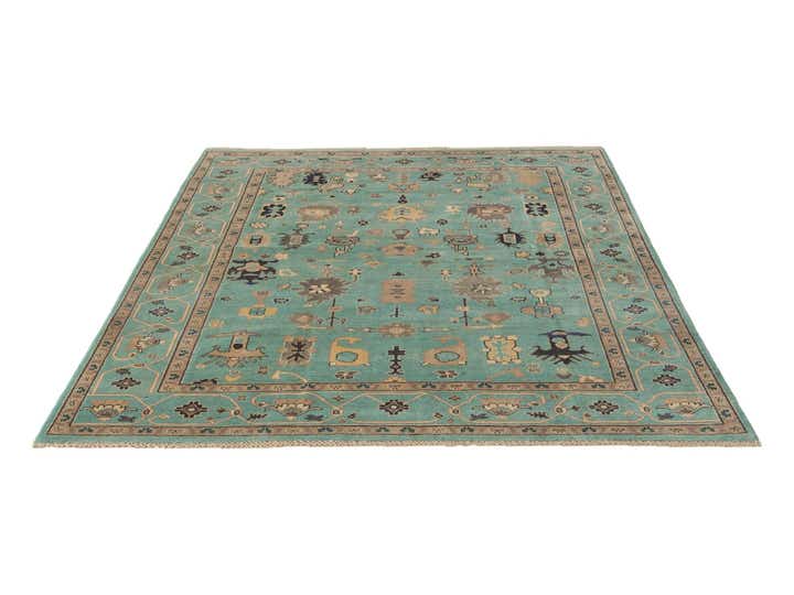 6' 6 x 8' 9 Hand Knotted Kazak Rug
