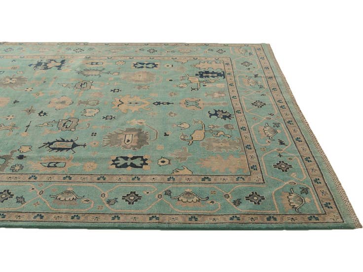Detail image of 6' 6 x 8' 9 Hand Knotted Kazak Rug