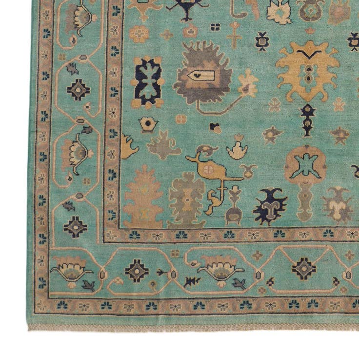 Detail image of 6' 6 x 8' 9 Hand Knotted Kazak Rug