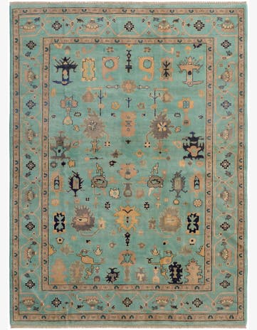 6' 6 x 8' 9 Hand Knotted Kazak Rug