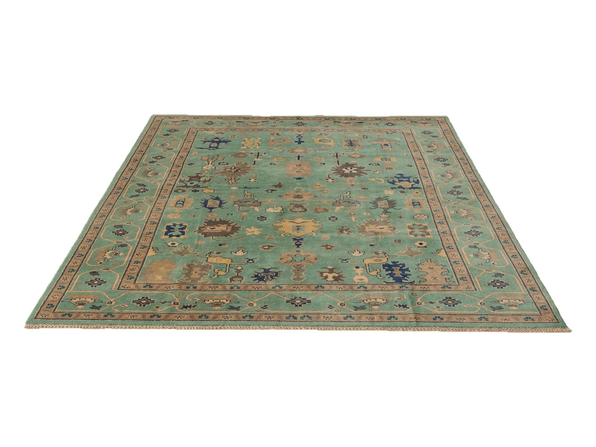 6' 7 x 9' 8 Hand Knotted Kazak Rug