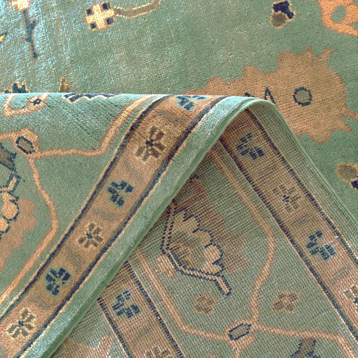 Detail image of 6' 7 x 9' 8 Hand Knotted Kazak Rug