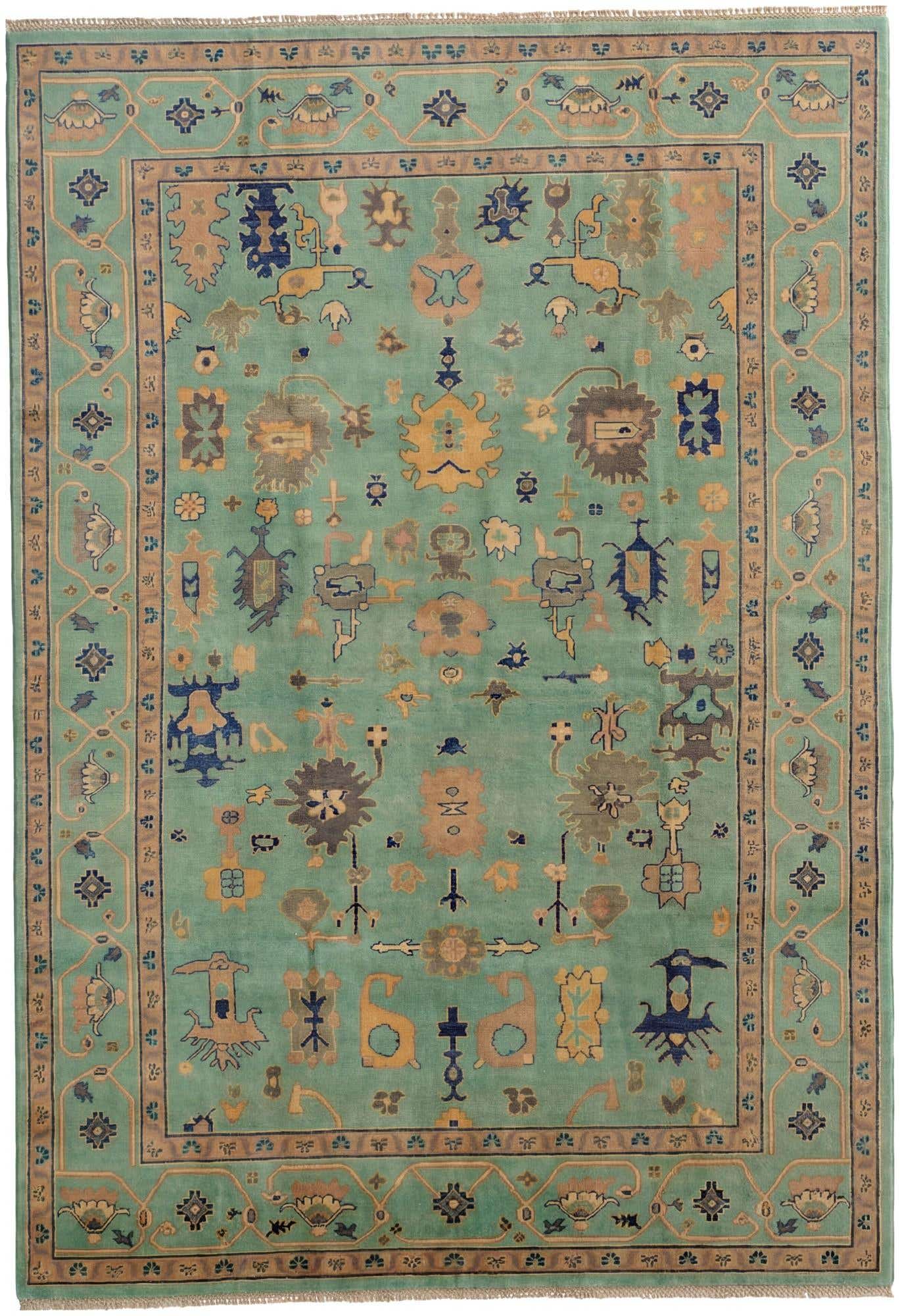 6' 7 x 9' 8 Hand Knotted Kazak Rug