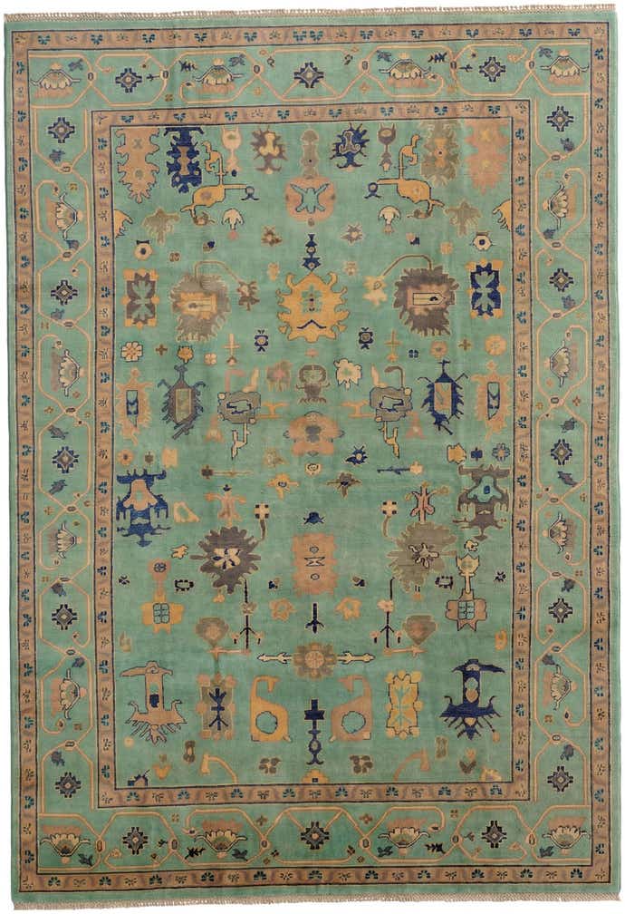6' 7 x 9' 8 Hand Knotted Kazak Rug