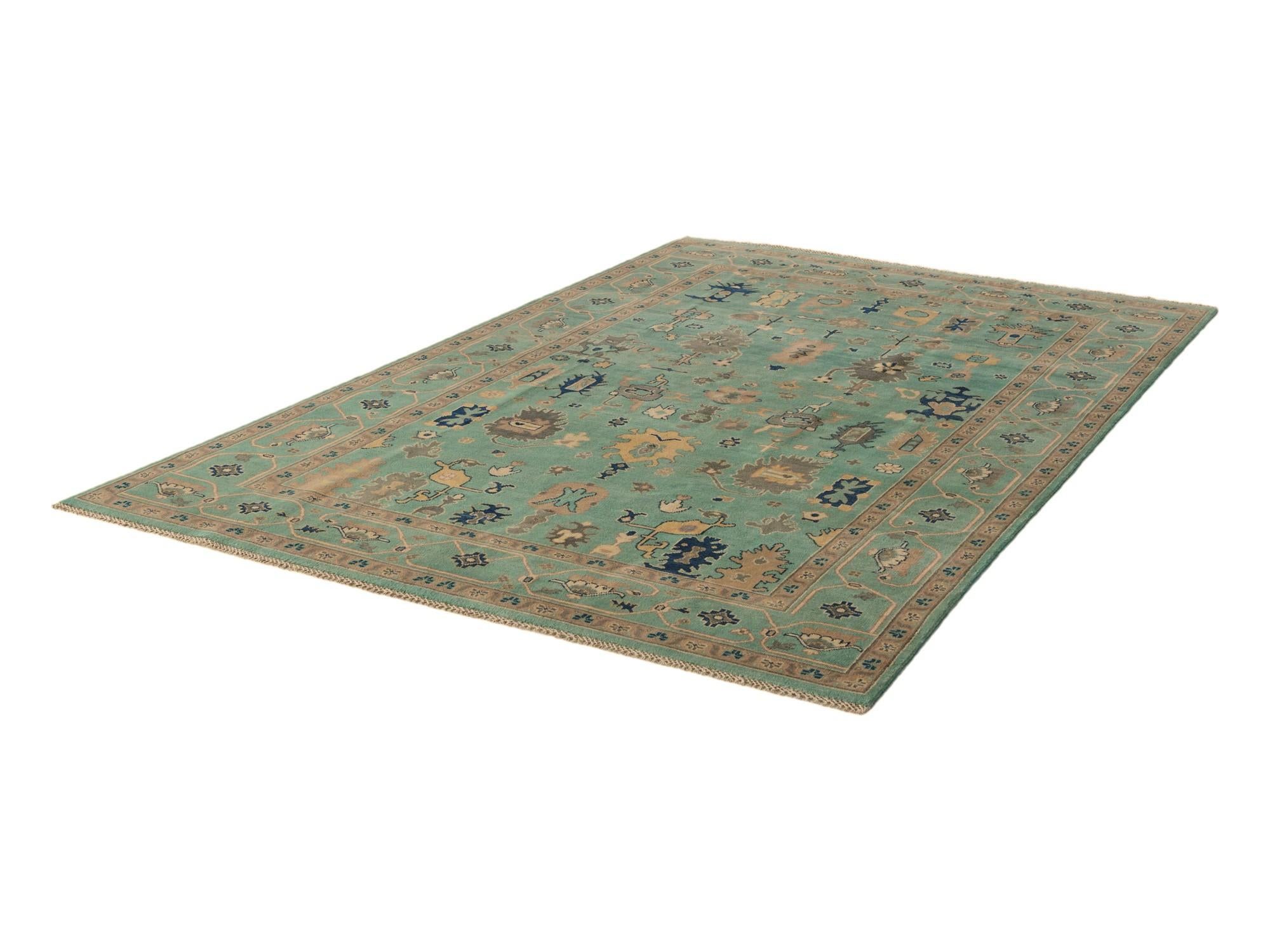 6' 5 x 9' 10 Hand Knotted Kazak Rug
