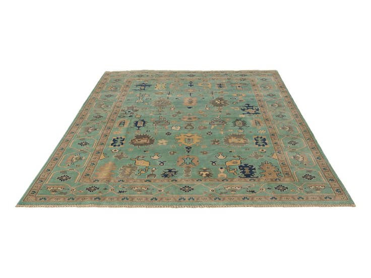 Detail image of 6' 5 x 9' 10 Hand Knotted Kazak Rug