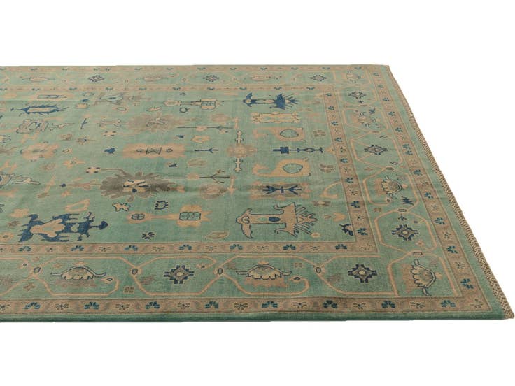 Detail image of 6' 5 x 9' 10 Hand Knotted Kazak Rug