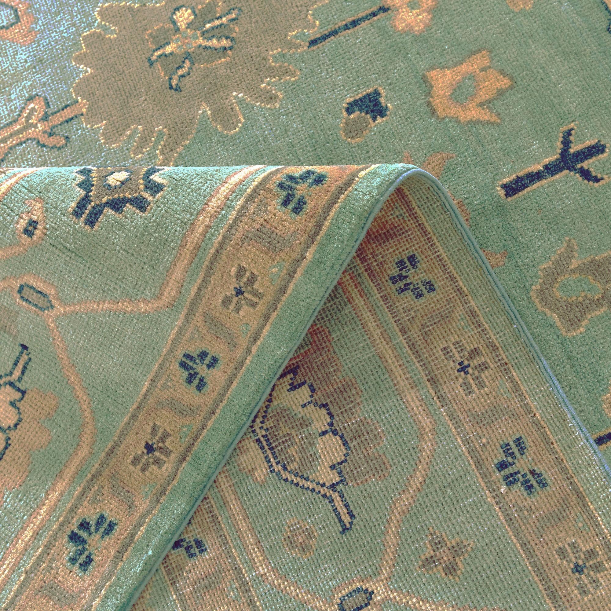 6' 5 x 9' 10 Hand Knotted Kazak Rug