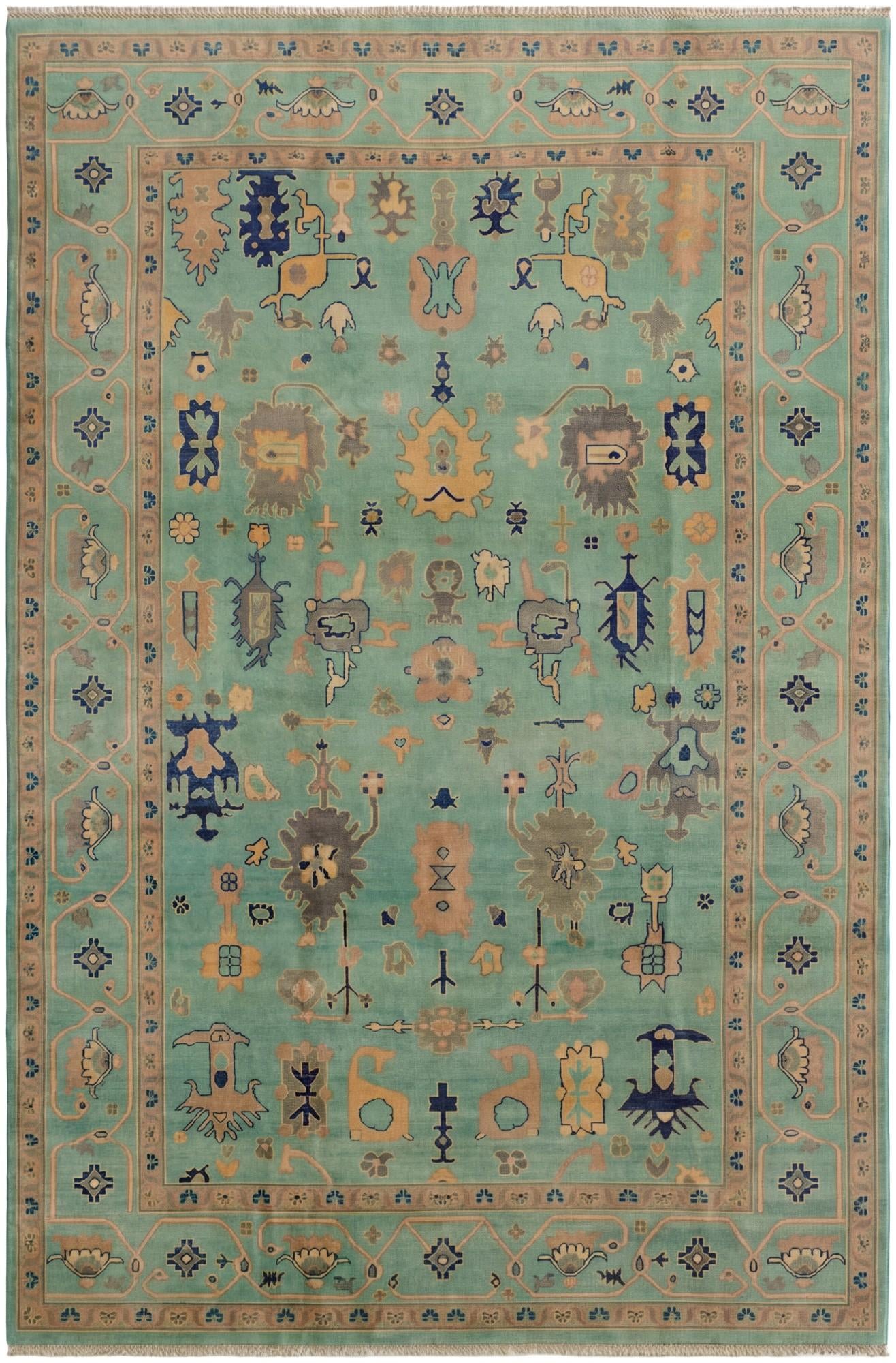 6' 5 x 9' 10 Hand Knotted Kazak Rug