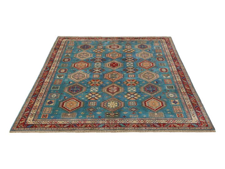 5' 5 x 7' 4 Hand Knotted Kazak Rug