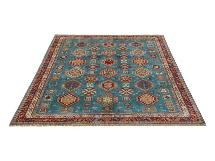 Detail image of 5' 5 x 7' 4 Hand Knotted Kazak Rug