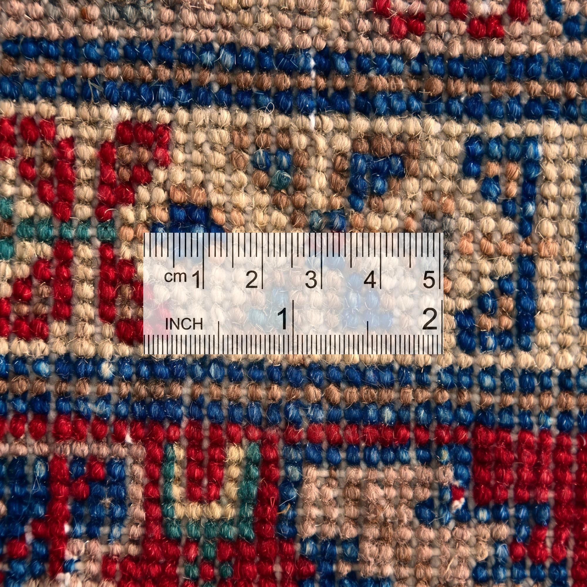 5' 5 x 7' 4 Hand Knotted Kazak Rug