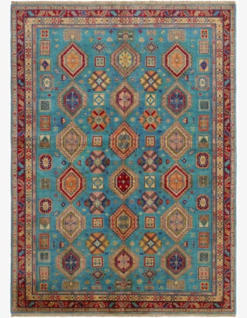 5' 5 x 7' 4 Hand Knotted Kazak Rug