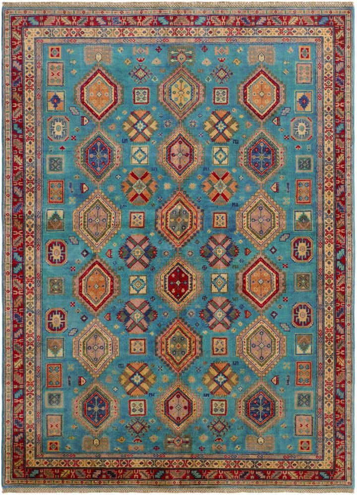 5' 5 x 7' 4 Hand Knotted Kazak Rug