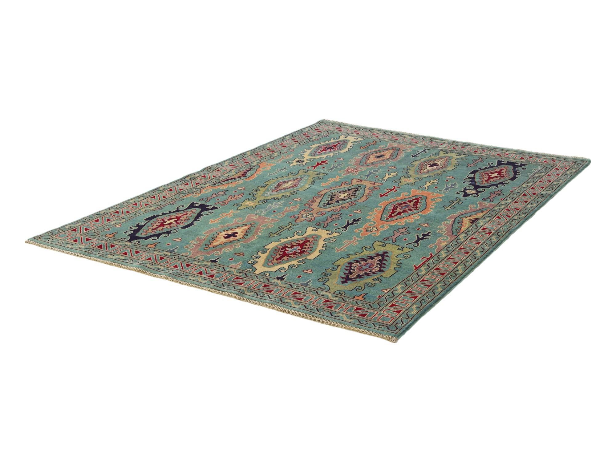 5' 9 x 8' Hand Knotted Kazak Rug