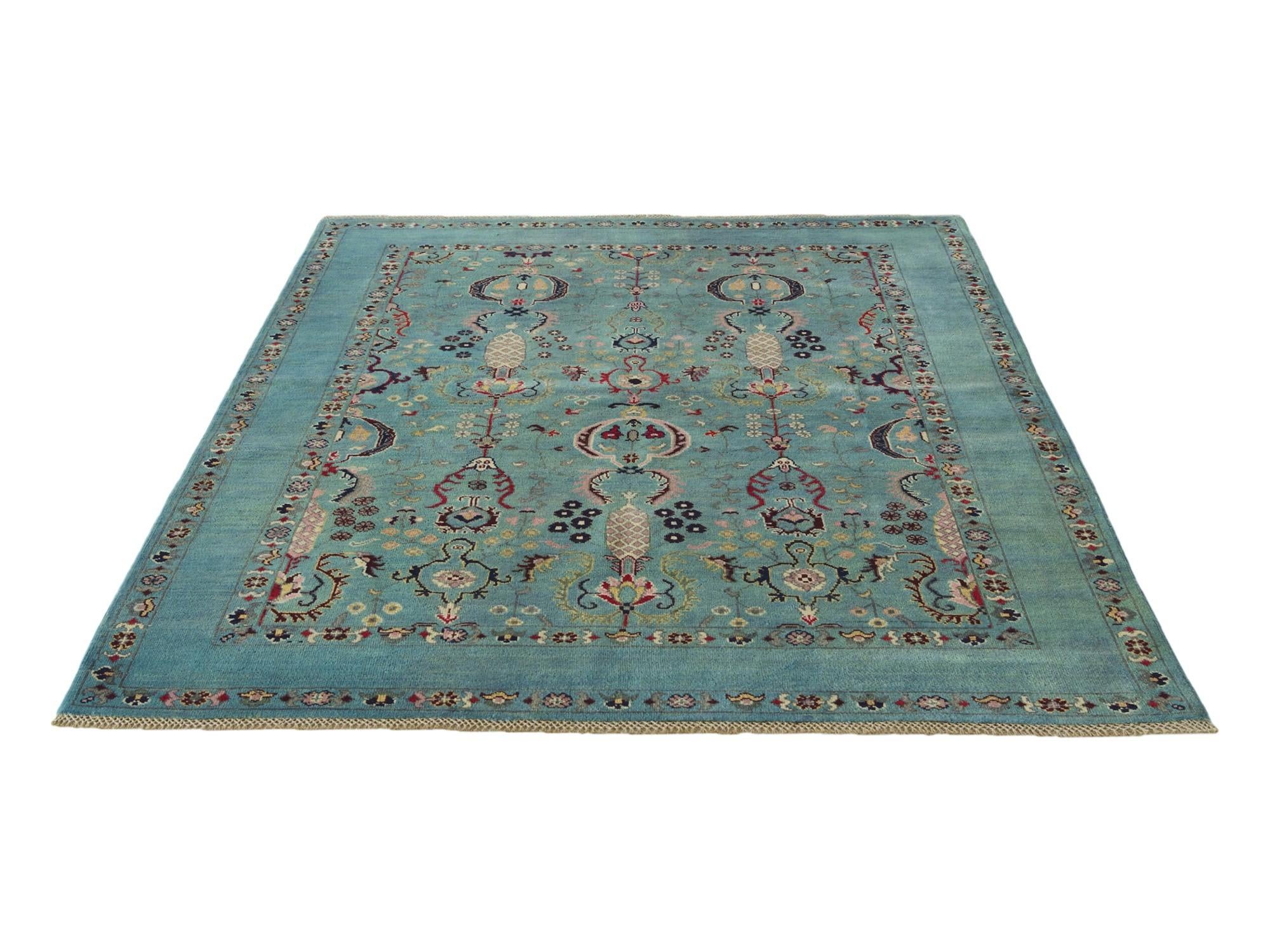 5' 8 x 7' 9 Hand Knotted Kazak Rug