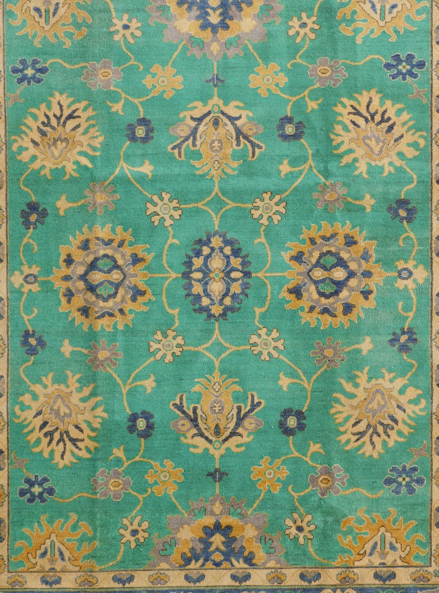 8' x 10' 1 Hand Knotted Kazak Rug