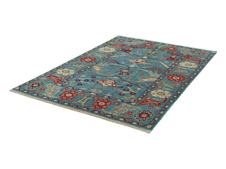4' 2 x 6' 2 Hand Knotted Kazak Rug