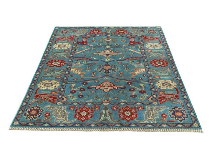 4' 2 x 6' 2 Hand Knotted Kazak Rug