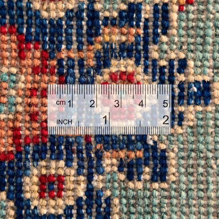 Detail image of 4' 2 x 6' 2 Hand Knotted Kazak Rug