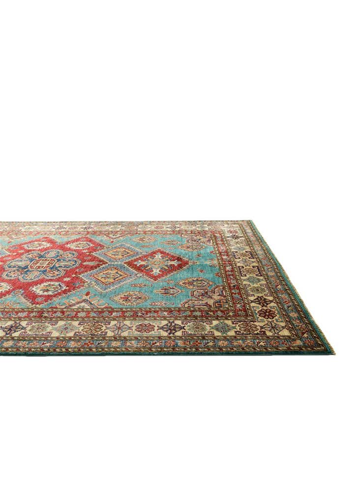 5' 9 x 8' Hand Knotted Kazak Rug
