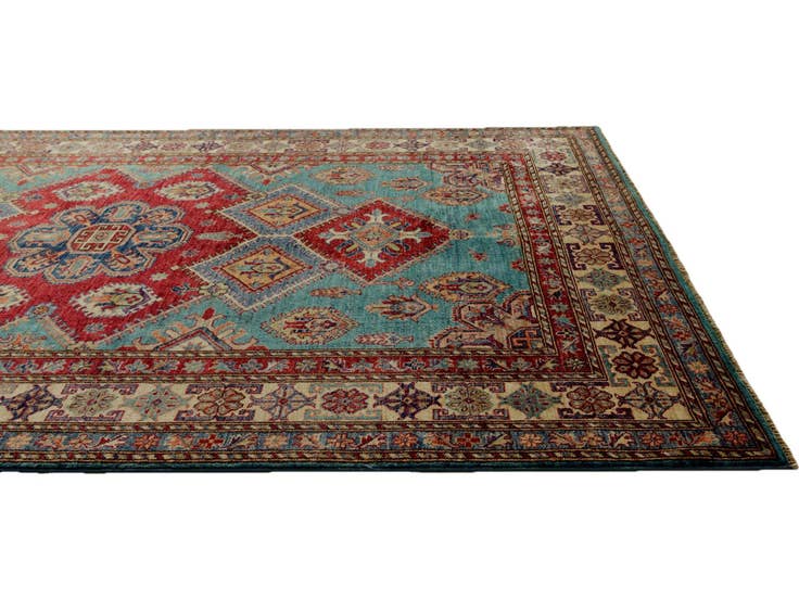 Detail image of 5' 9 x 8' Hand Knotted Kazak Rug