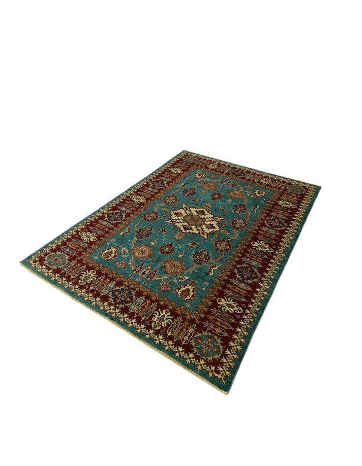 Detail image of 5' 9 x 7' 10 Hand Knotted Kazak Rug