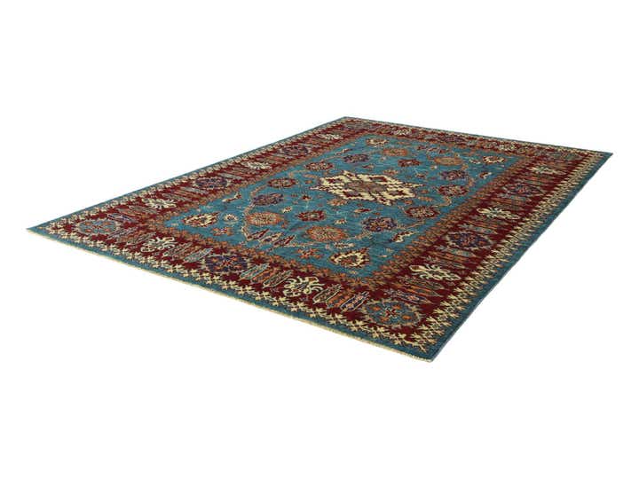 5' 9 x 7' 10 Hand Knotted Kazak Rug