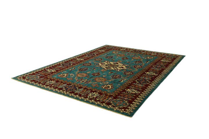 5' 9 x 7' 10 Hand Knotted Kazak Rug
