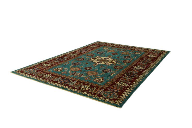 Detail image of 5' 9 x 7' 10 Hand Knotted Kazak Rug