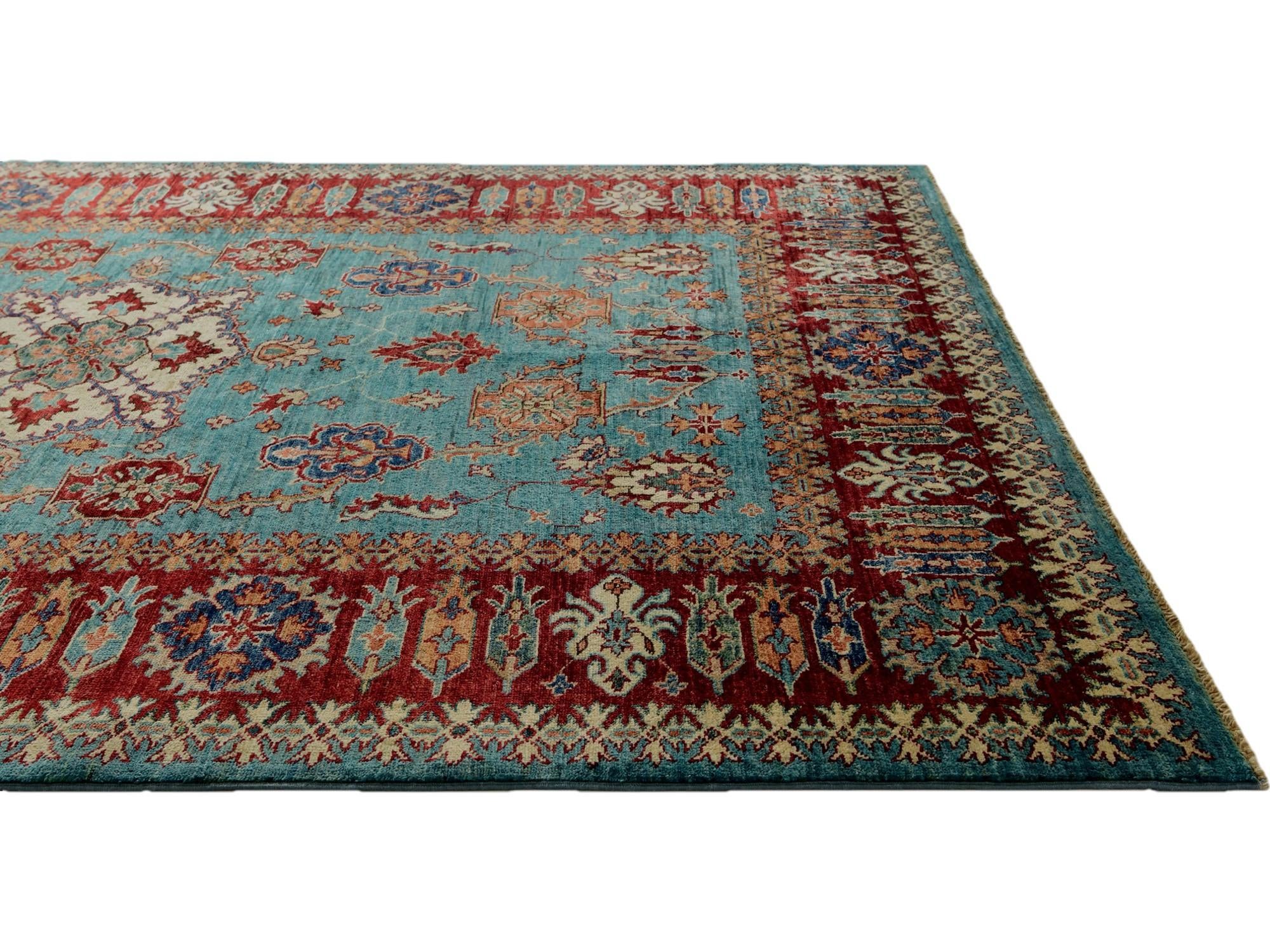 5' 9 x 7' 10 Hand Knotted Kazak Rug