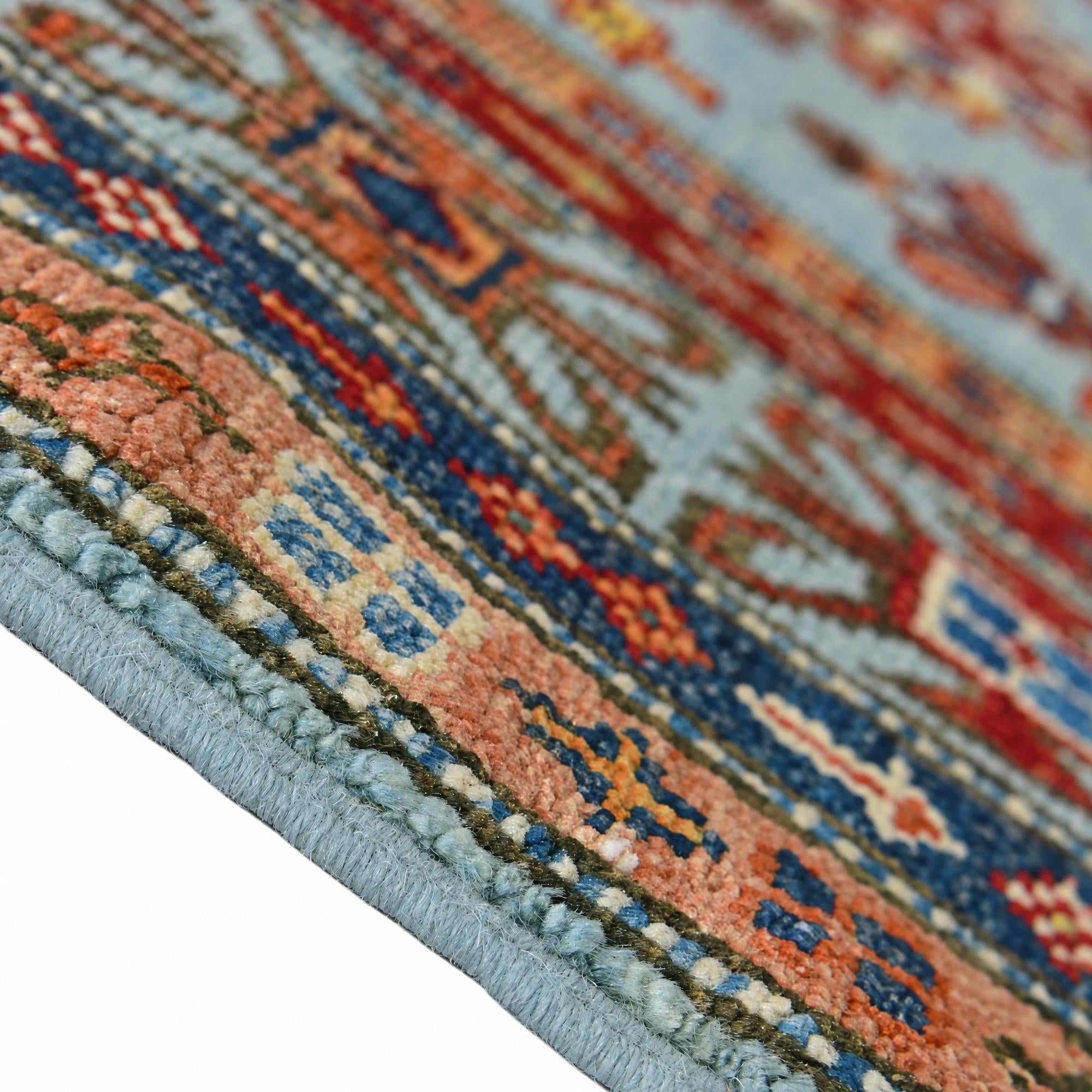 100cm x 165cm Hand Knotted Kazak Rug