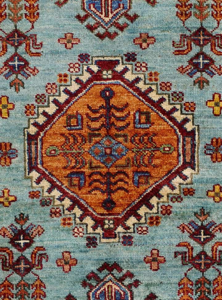 3' 4 x 5' 6 Hand Knotted Kazak Rug