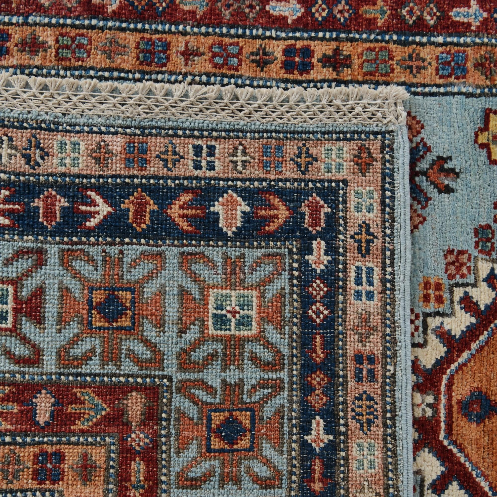 100cm x 165cm Hand Knotted Kazak Rug