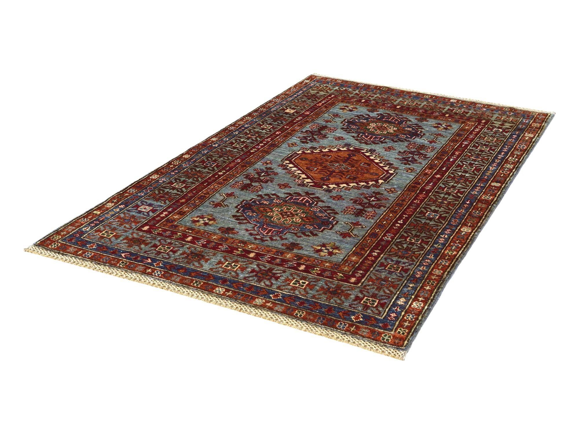 3' 4 x 5' 4 Hand Knotted Kazak Rug