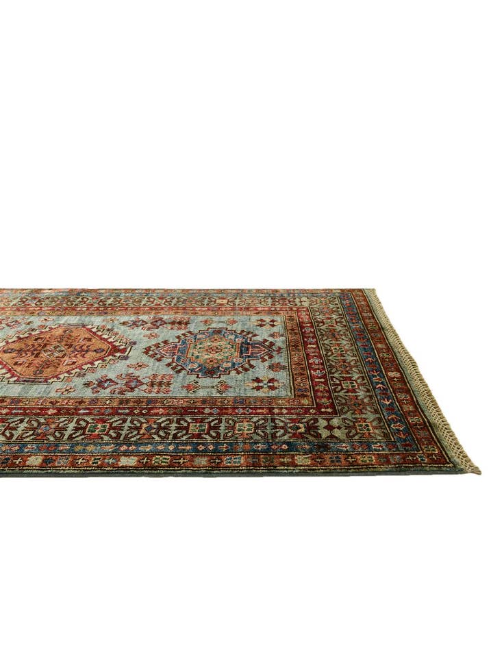 Detail image of 3' 4 x 5' 4 Hand Knotted Kazak Rug